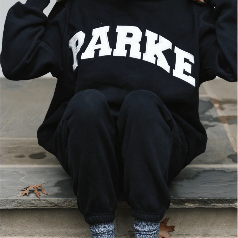 PARKE Varsity Mock Neck Sweater